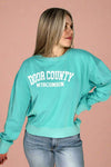Door County Peninsula Doodle Sweatshirt Blue