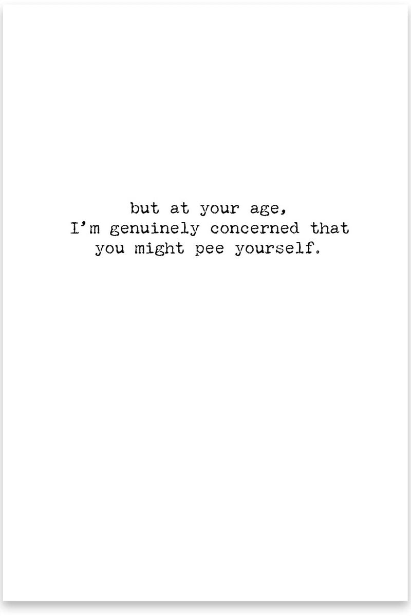 Funny Card Greeting Card