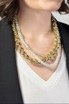 Chunky Pearl Layered Necklace