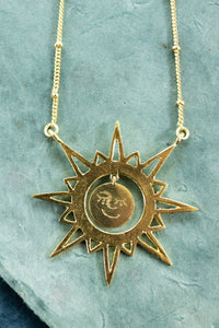 Ethereal Drop Necklace Gold