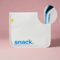 Snack Mat - 'Snack' Blue / Yellow Zip