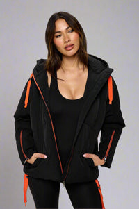 Summit Shield Puffer Jacket - Black