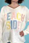 Beach Side Light Weight Sweater - White