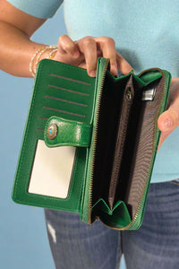 Miley Western Wallet - Kelly Green