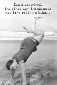 Cartwheel Greeting Card