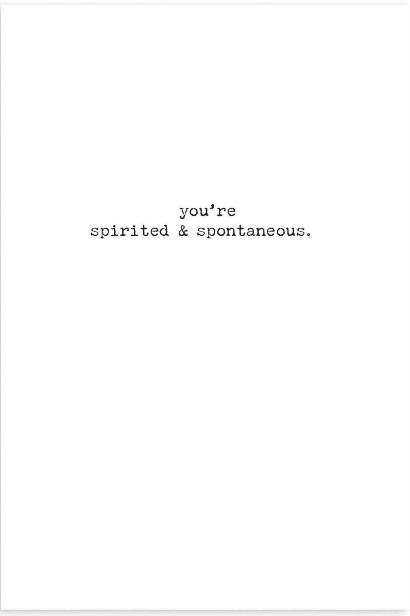 Spirited Greeting Card