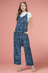 Textured Jumpsuit Tie Dye
