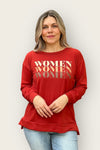 Women Long Sleeve Tee Tommatoe