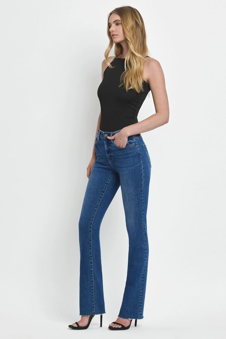High Rise Slim Bootcut Jeans LV1480
