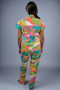 Landscape Jumpsuit - Enchanting Emerald