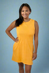 Sleeveless Mini Dress - Orange