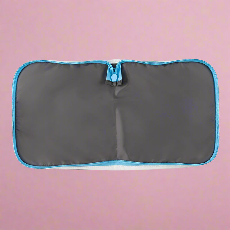 Snack Mat - 'Snack' Blue / Yellow Zip