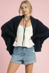 Open Front Cardigan - Navy