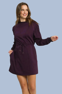 Buttery Soft Mini Dress - Plum