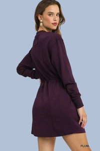 Buttery Soft Mini Dress - Plum