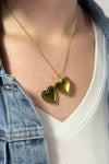 Heart Locket Photo Necklace - Mom