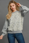 Luxeknit Crew Neck Sweatshirt - Heather Grey