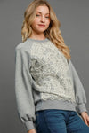 Luxeknit Crew Neck Sweatshirt - Heather Grey