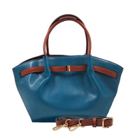 Teri Tote & Crossbody - Teal Camel