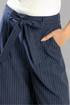 Striped Woven Pant Navy