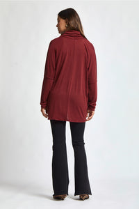 Soft Drape Hacci Wrap - Wine