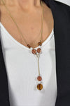 Mod Bead Necklace Gold