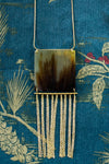 Horn Fringe Necklace