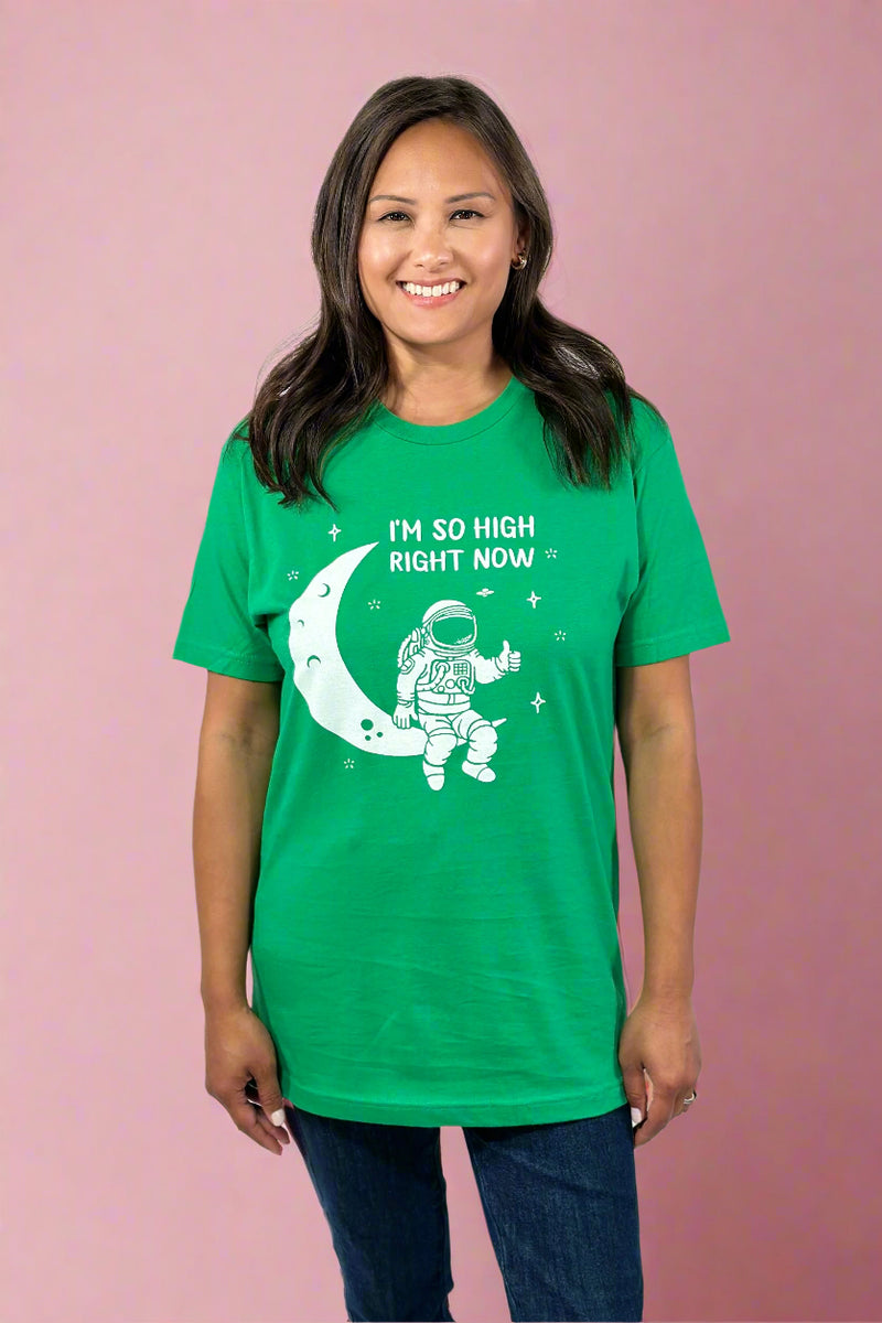 So High Graphic Tee - Green