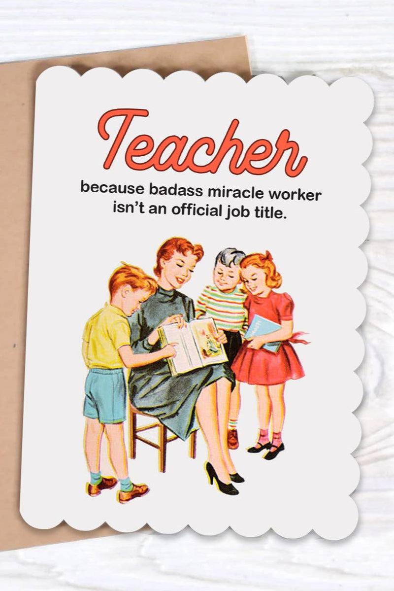 Thank You - Badass Teacher