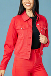 Engine Red Jean Jacket Judy Blue