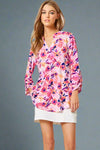 Lizzy Top - Lavender Multi