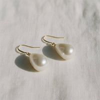 Baroque Pearl Water Drop Earrings