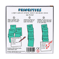 Priorities Absurd Choices Card Game