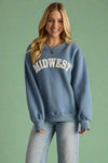 Midwest Sweatshirt - Dusty Blue