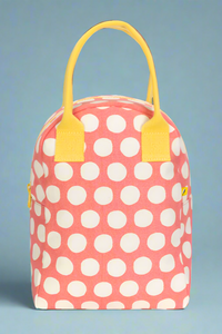 Zipper Lunch Bag - Dot Pink