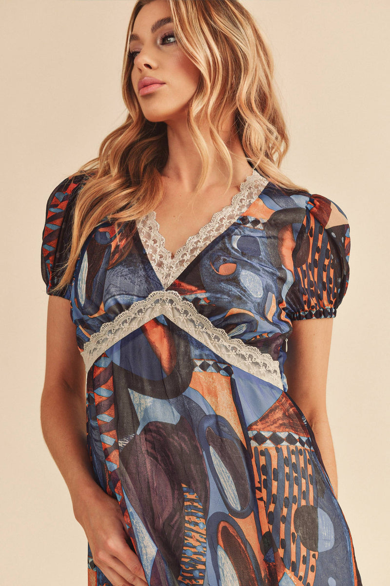 Nabi Lace Detail Dress
