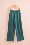 High-Waist Sweatpants - Green