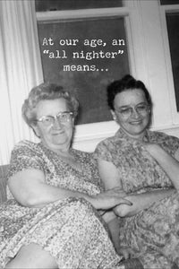 All Nighter Means Greeting Card
