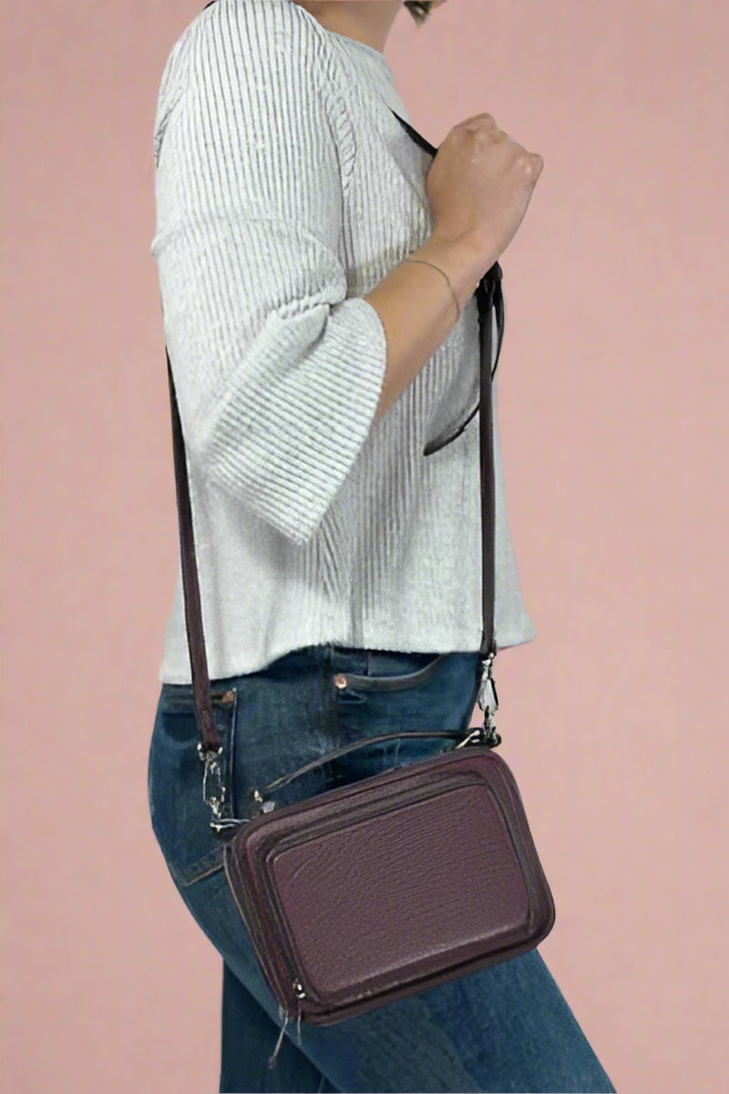Kelsey Crossbody - Plum
