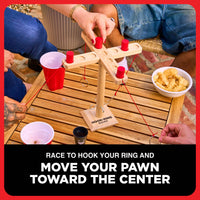 Buzzed 4-Way Hook & Ring Drinking Game Ages 21+