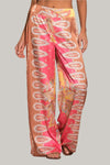Pants With Elastic Waist - Pink