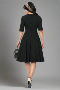 Delores Swing Dress - Black