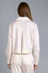 Lightweight Button Front Jacket - White