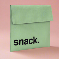 Flip Snack Bag 'Snack' Moss