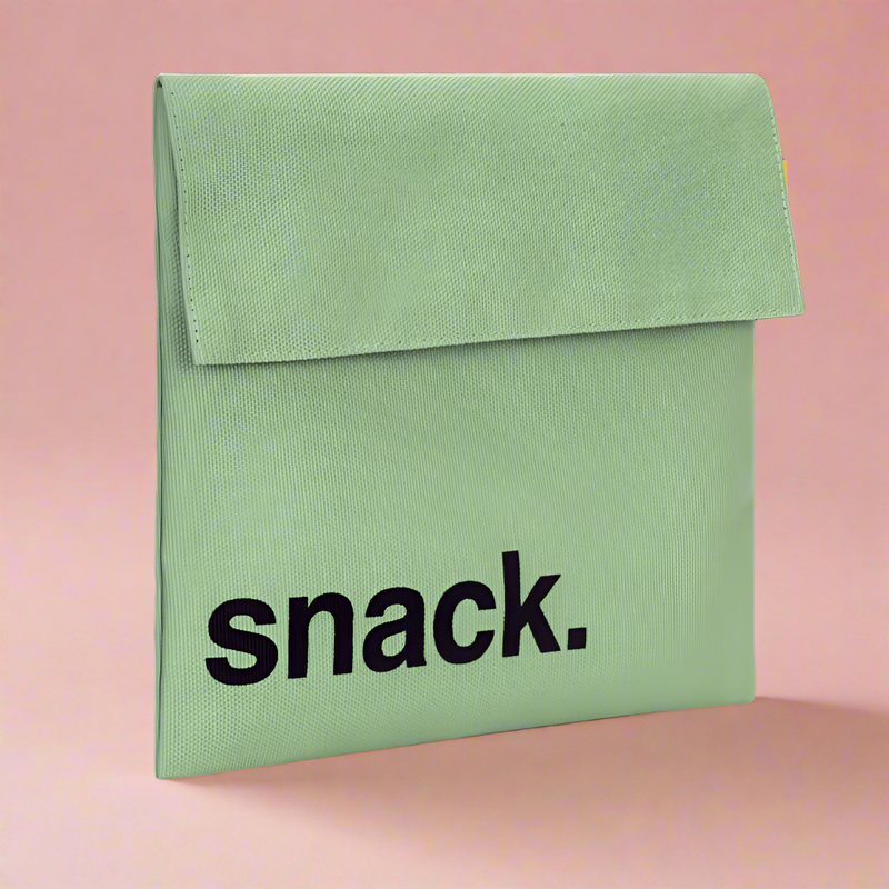Flip Snack Bag 'Snack' Moss