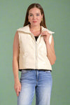 Reversible Vest - White Black