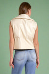 Reversible Vest - White Black