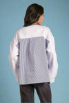 Mixed Media Sweatshirt - Grey