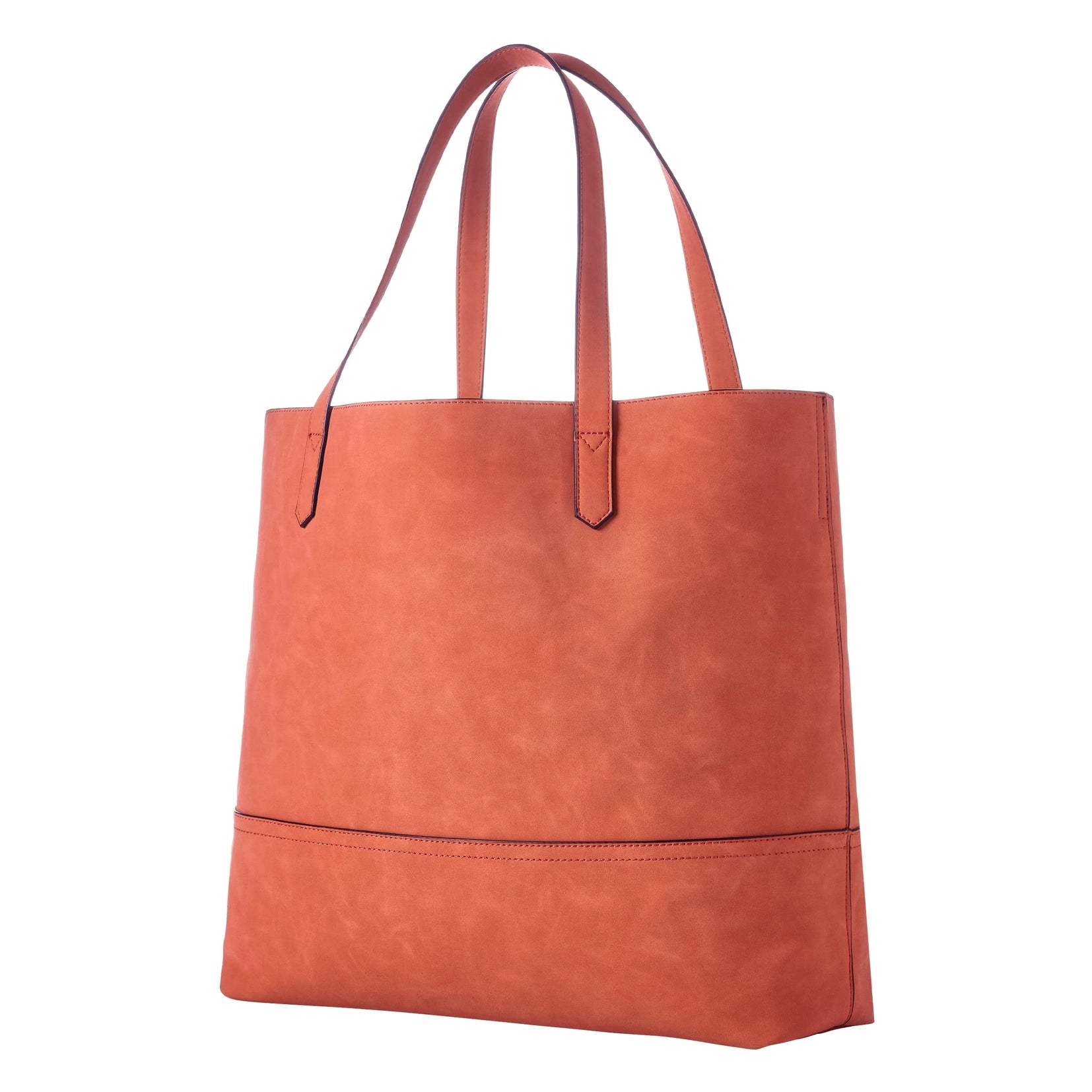 The Taylor Tote - Orange Suede