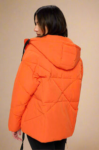 Summit Shield Puffer Jacket - Orange